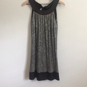 ✨semi formal black/silver dress